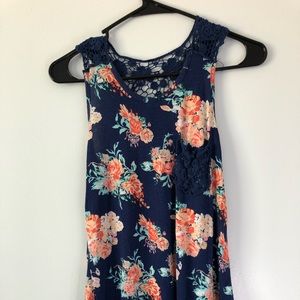 Floral tank top